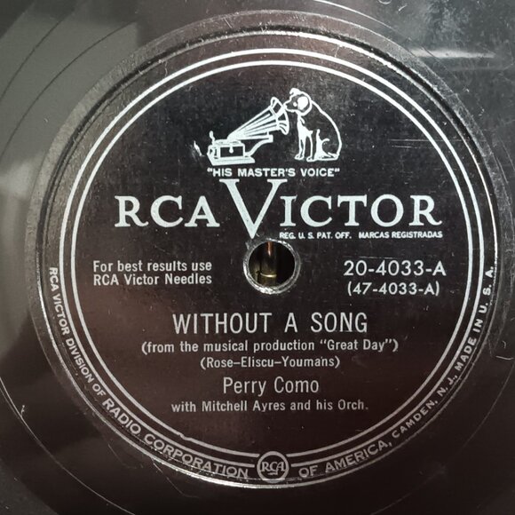 Perry Como - 6 Shellac 78rpm Records - Circa 1940's & 50's - Picture 5 of 10